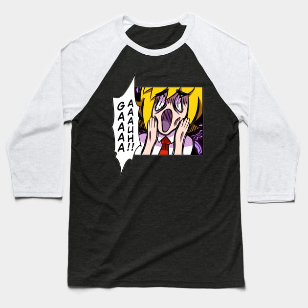 The Scream Daisuke From First Harem Anime Club Baseball T-Shirt by DANBLACK07